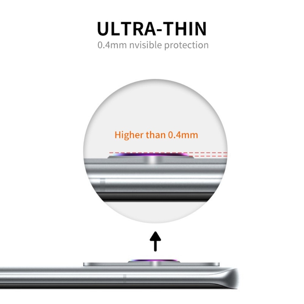 Linsebeskyttelse  Aluminium Huawei P60/P60 Pro svart