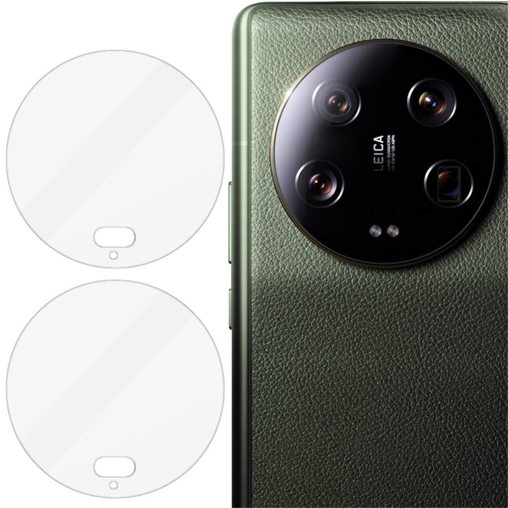 2-pack Herdet Glass Linsebeskyttelse Xiaomi 13 Ultra gjennomsiktig