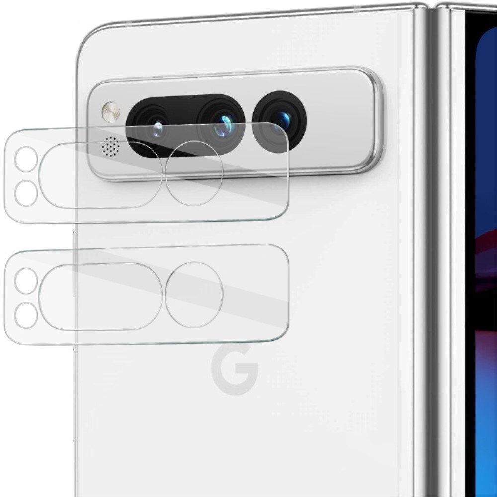 2-pack Herdet Glass Linsebeskyttelse Google Pixel Fold gjennomsiktig