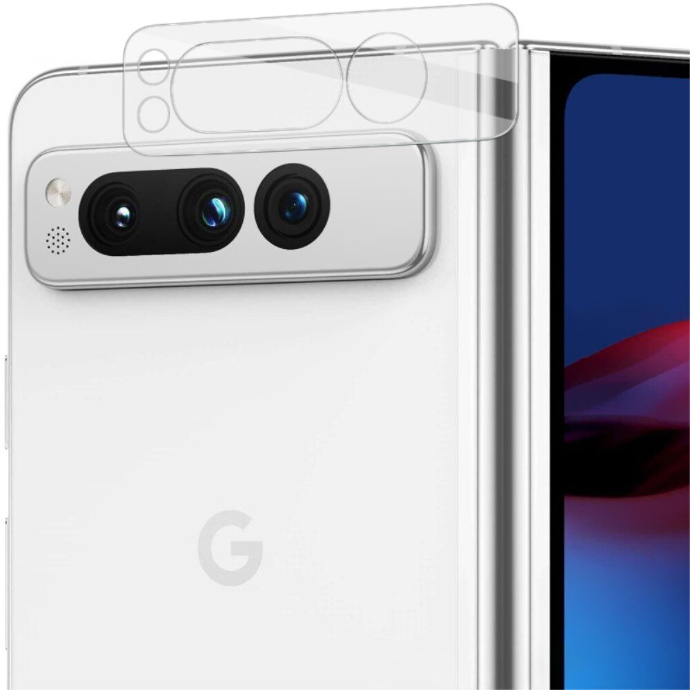 2-pack Herdet Glass Linsebeskyttelse Google Pixel Fold gjennomsiktig