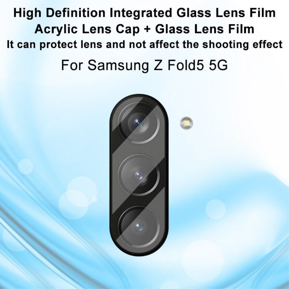 Herdet Glass Linsebeskyttelse Samsung Galaxy Z Fold 5 Gjennomsiktig