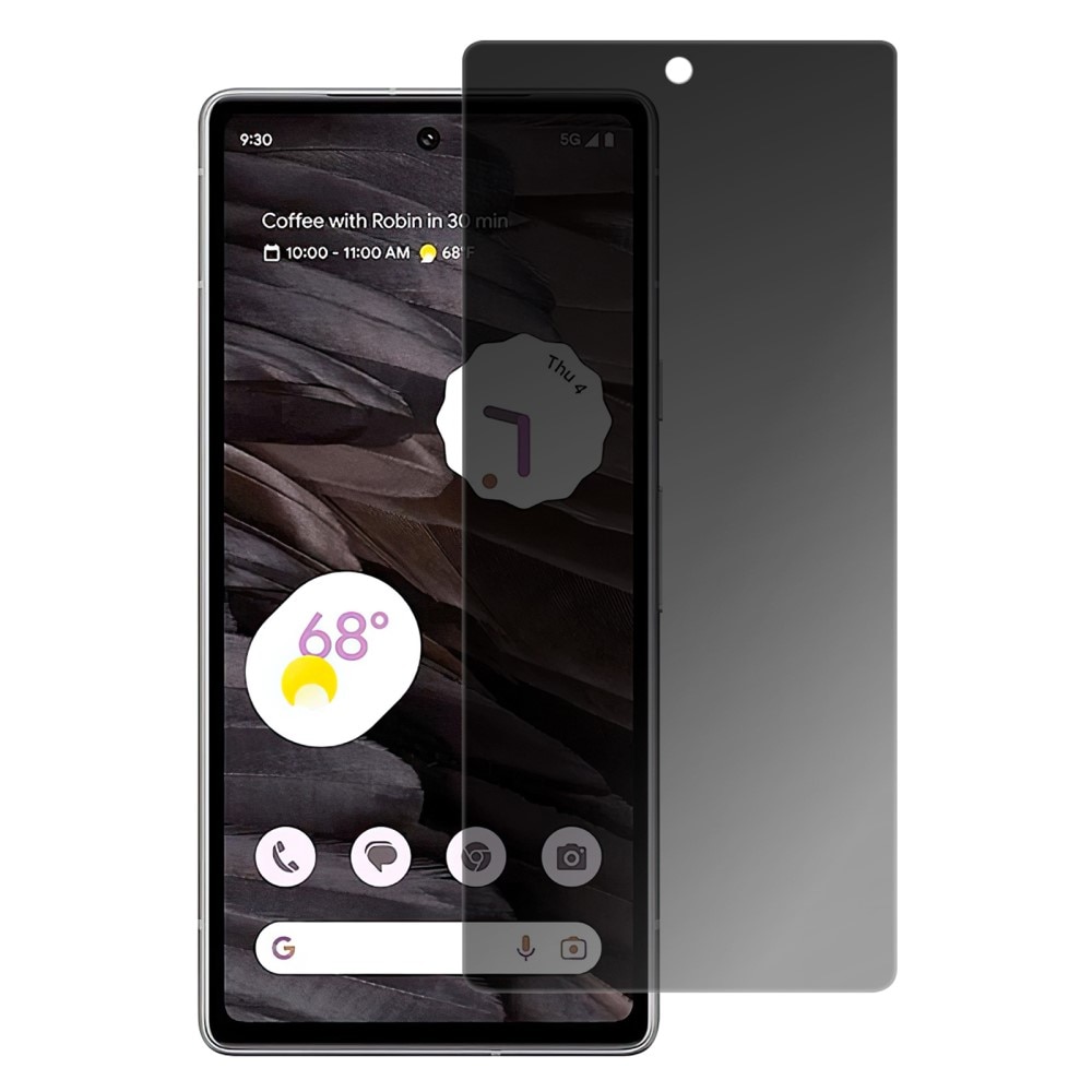 Privacy Herdet Glass Skjermbeskytter Google Pixel 7a