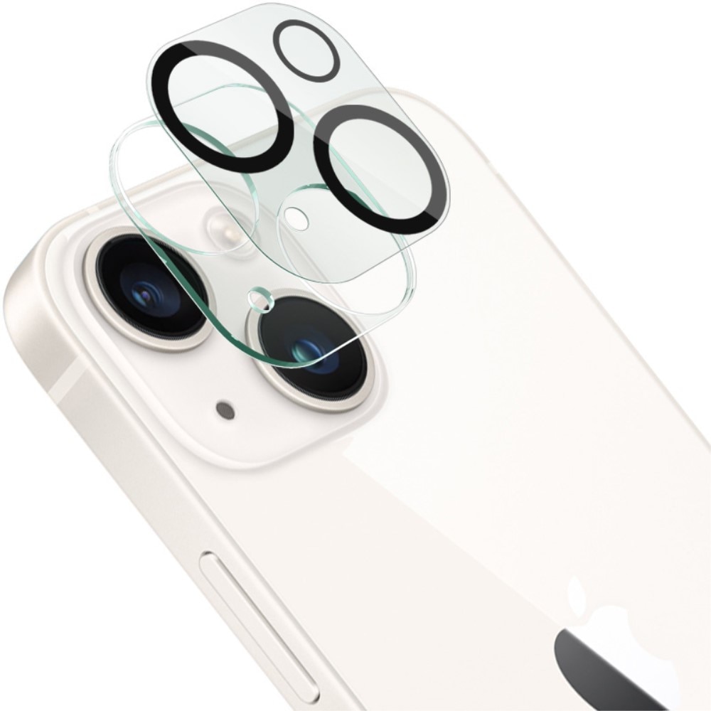Herdet Glass Linsebeskyttelse iPhone 15 gjennomsiktig