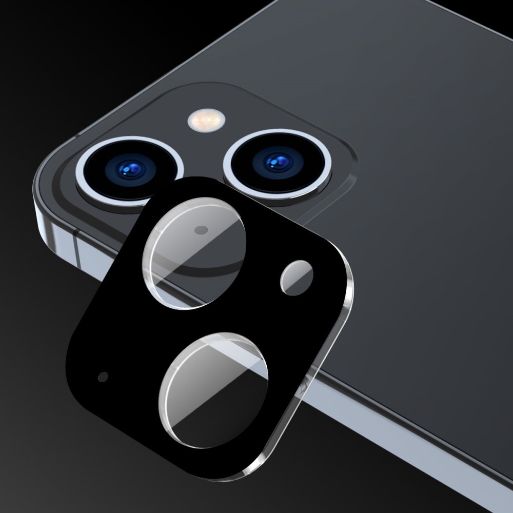 Herdet Glass Kamerabeskyttelse iPhone 15 Plus svart