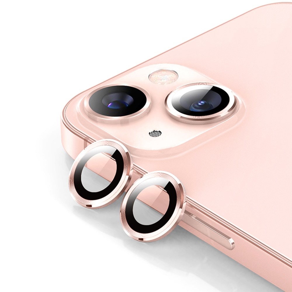 Linsebeskyttelse  Aluminium iPhone 15 rosa