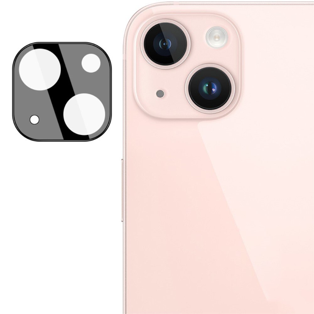 Herdet Glass Linsebeskyttelse iPhone 15 Plus Svart