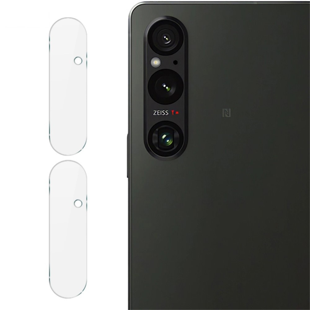 2-pack Herdet Glass Linsebeskyttelse Sony Xperia 1 V gjennomsiktig