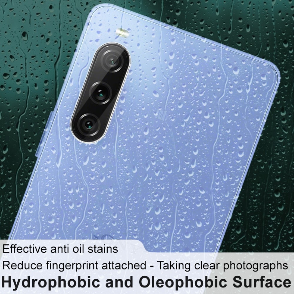 2-pack Herdet Glass Linsebeskyttelse Sony Xperia 10 V gjennomsiktig
