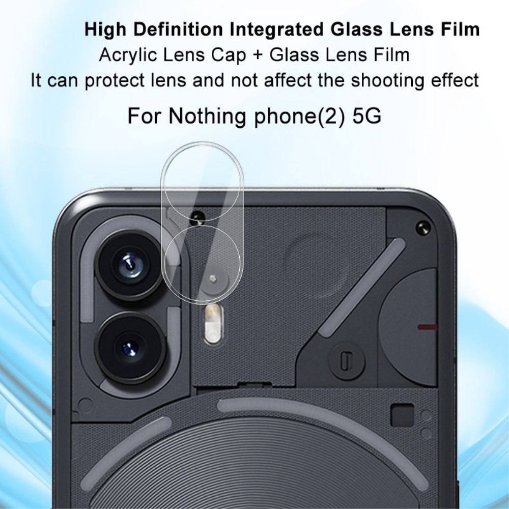 Herdet Glass Linsebeskyttelse Nothing Phone 2 Gjennomsiktig