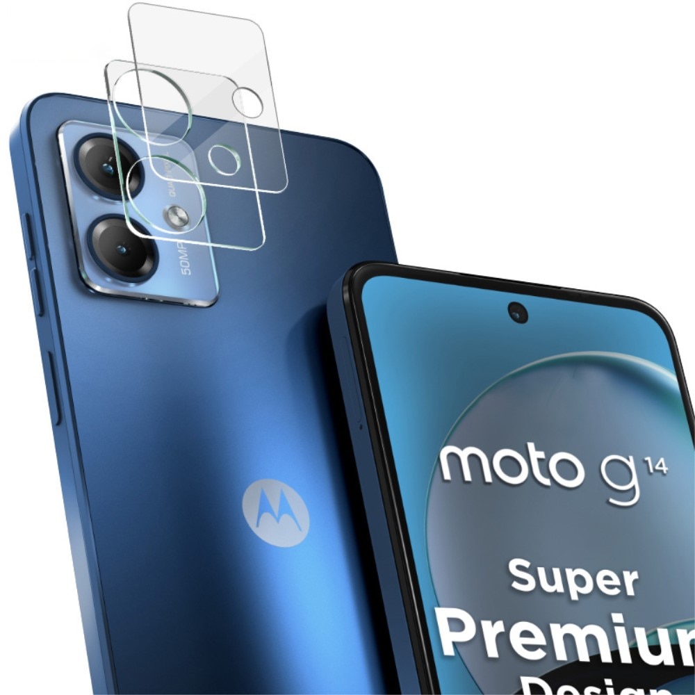 Herdet Glass Linsebeskyttelse Motorola Moto G14 gjennomsiktig