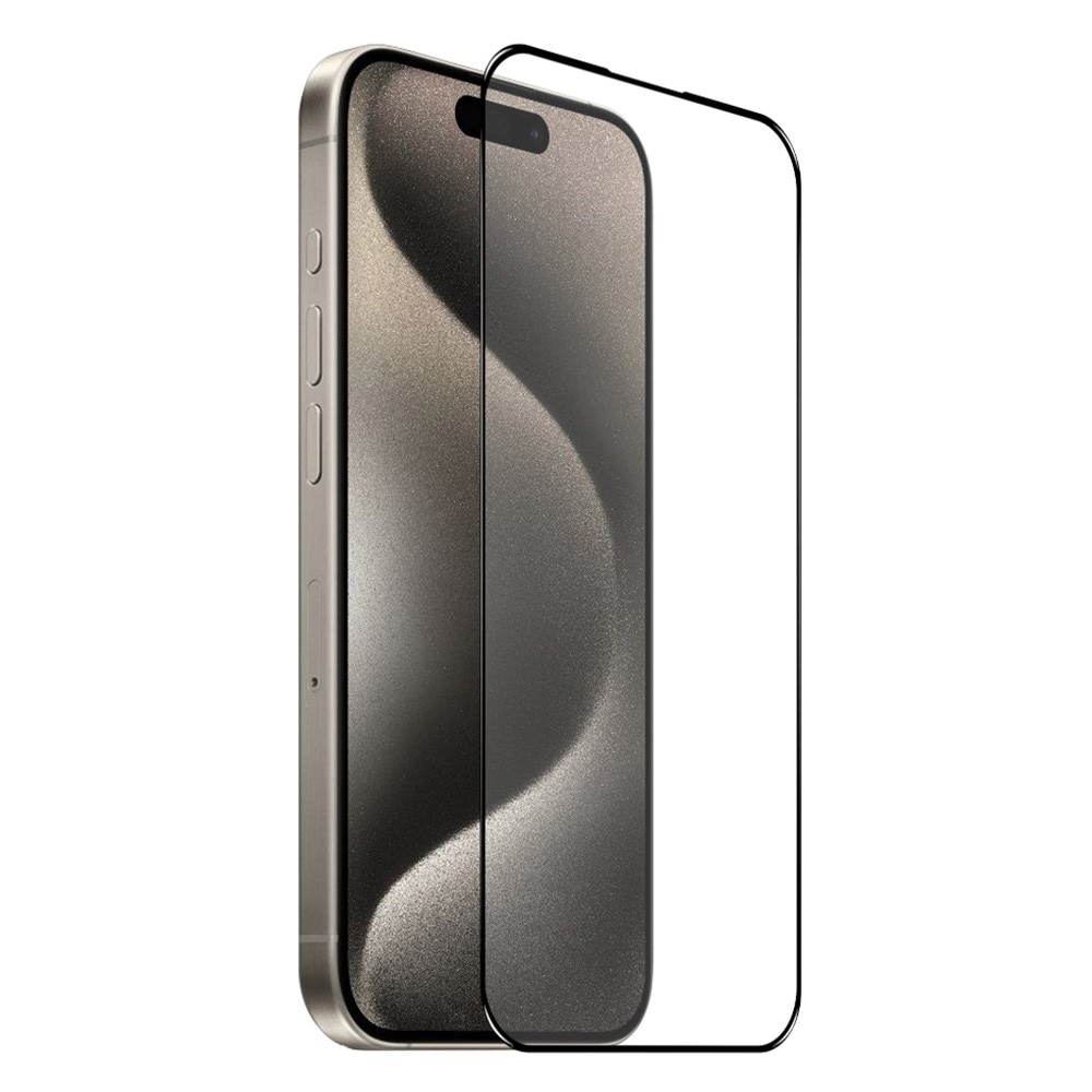 Heldekkende Skjermbeskytter Glass iPhone 15 Pro
