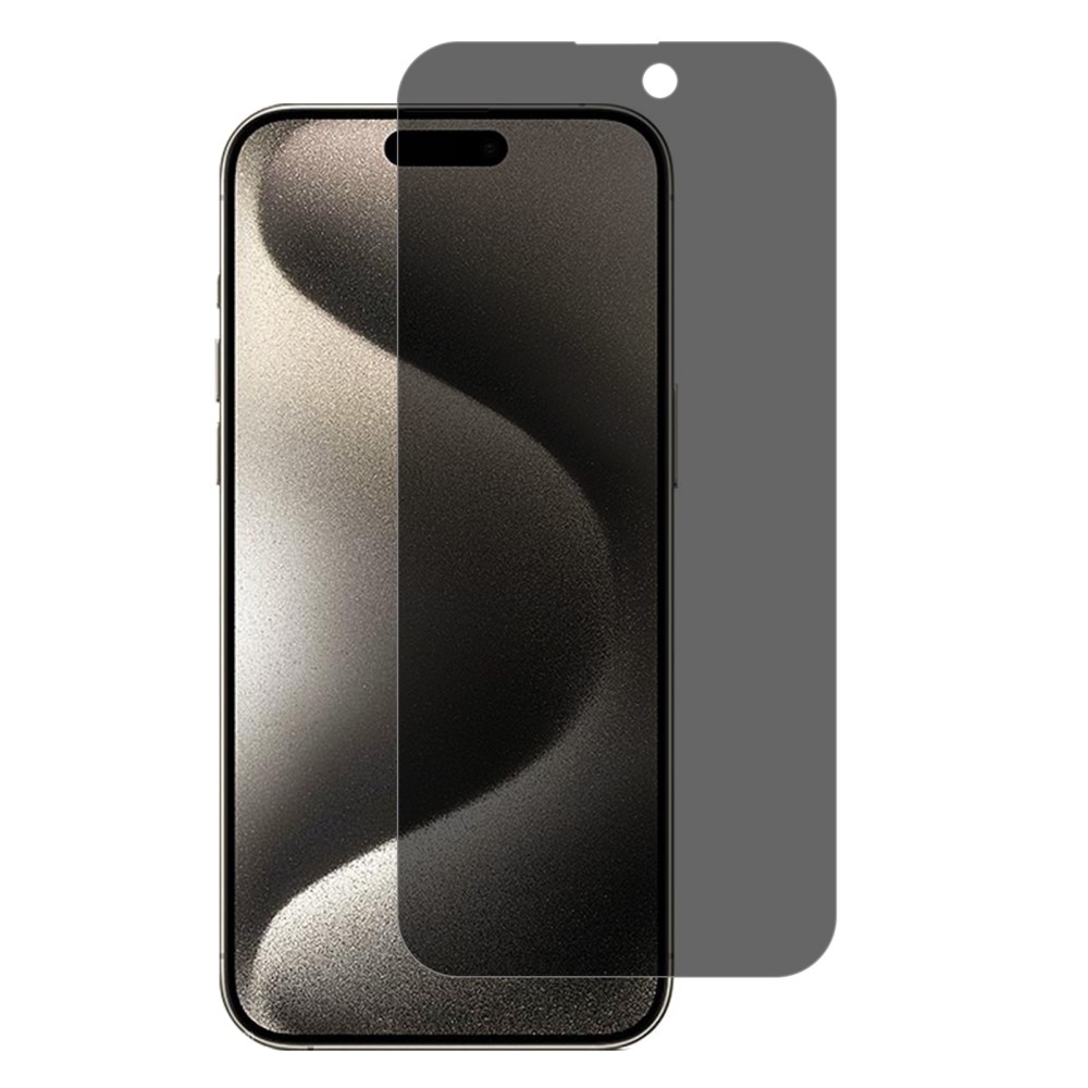 Privacy Herdet Glass Skjermbeskytter iPhone 15 Plus