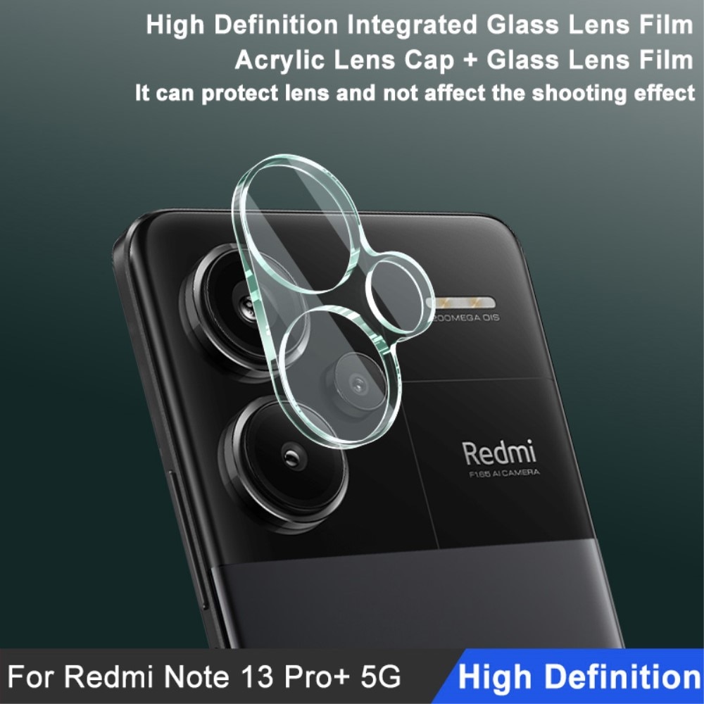 Herdet Glass Linsebeskyttelse Xiaomi Redmi Note 13 Pro Plus gjennomsiktig