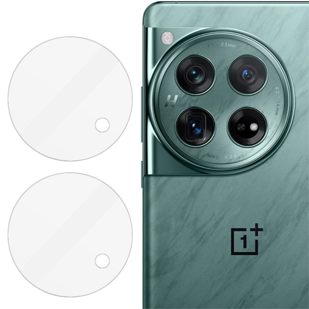 2-pack Herdet Glass Linsebeskyttelse OnePlus 12 gjennomsiktig