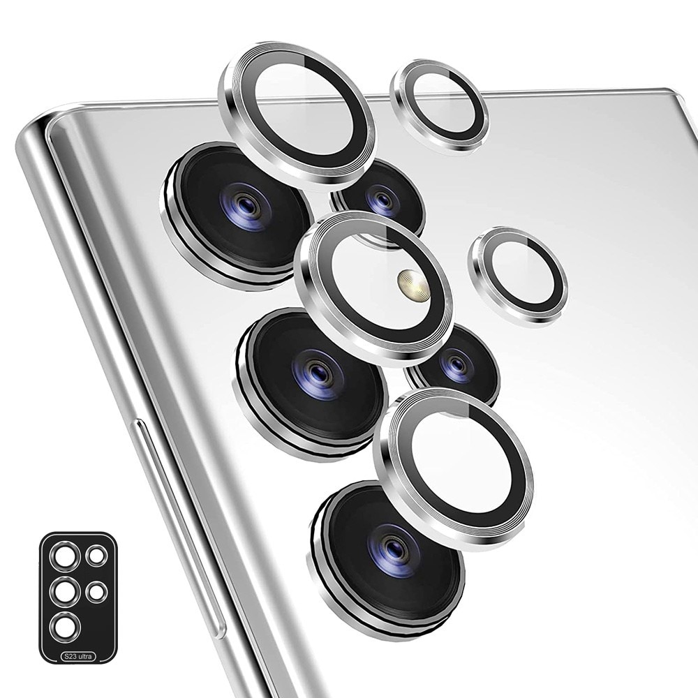 Linsebeskyttelse  Aluminium Samsung Galaxy S24 Ultra sølv