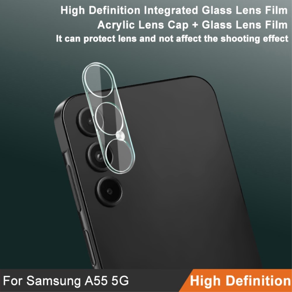 Herdet Glass Linsebeskyttelse Samsung Galaxy A55 gjennomsiktig