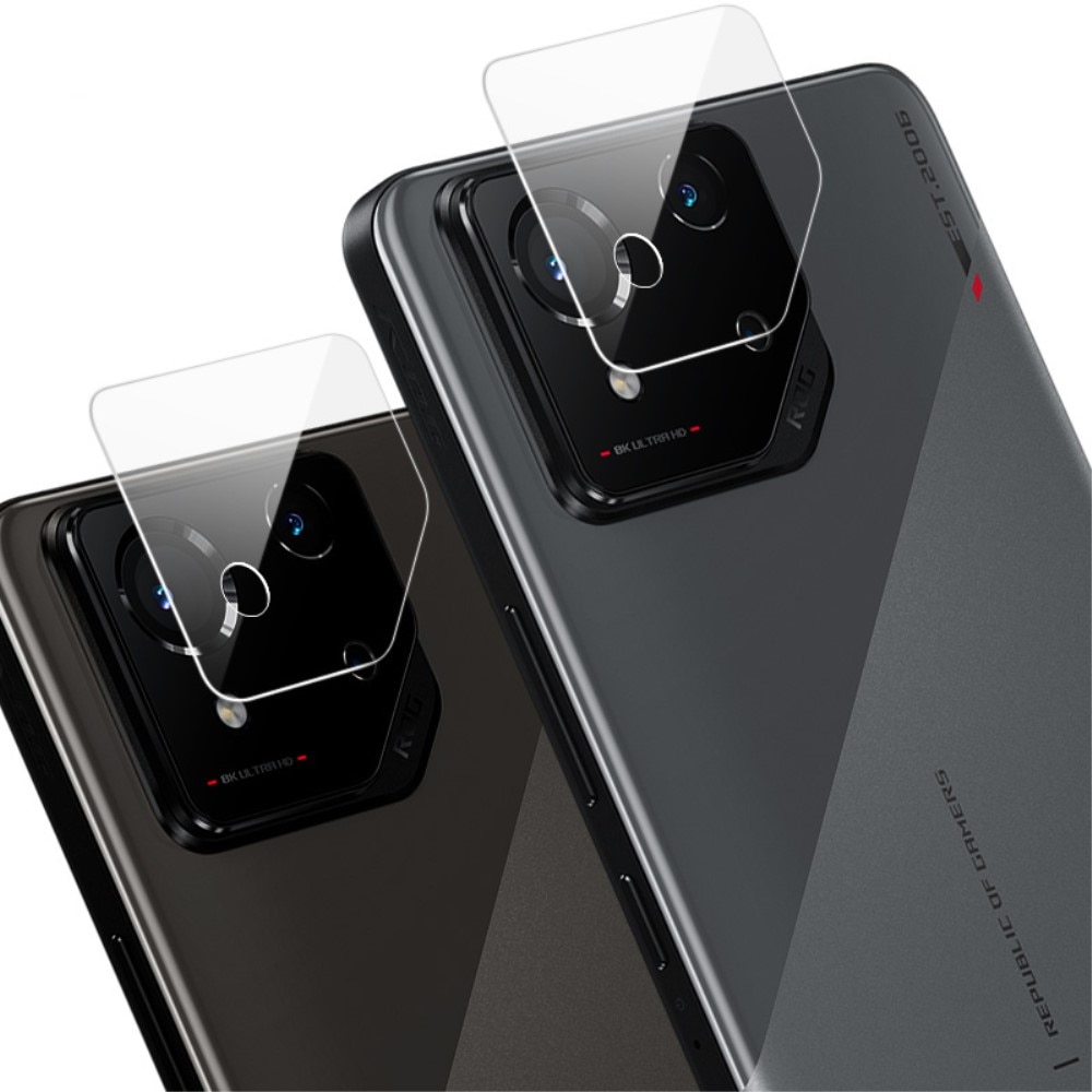 2-pack Herdet Glass Linsebeskyttelse Asus ROG Phone 8 Pro gjennomsiktig