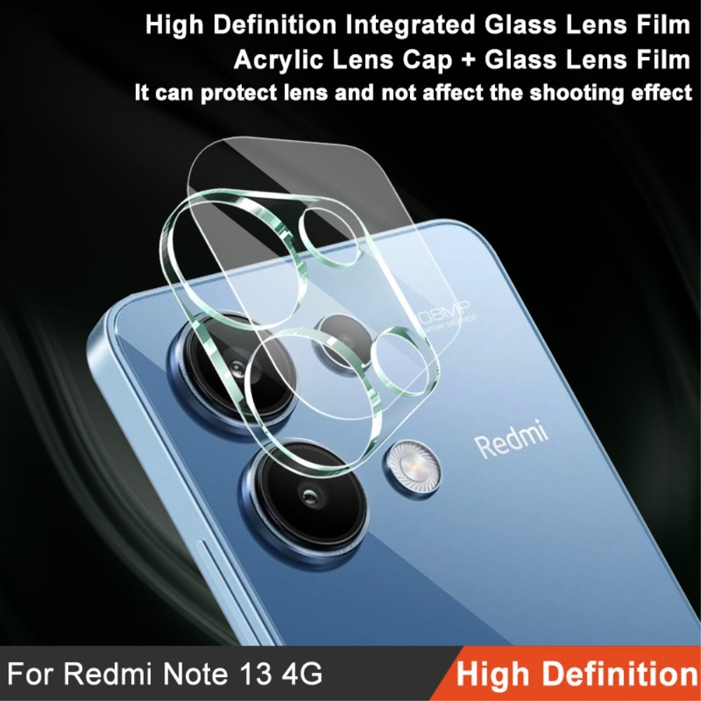 Herdet Glass Linsebeskyttelse Xiaomi Redmi Note 13 4G gjennomsiktig