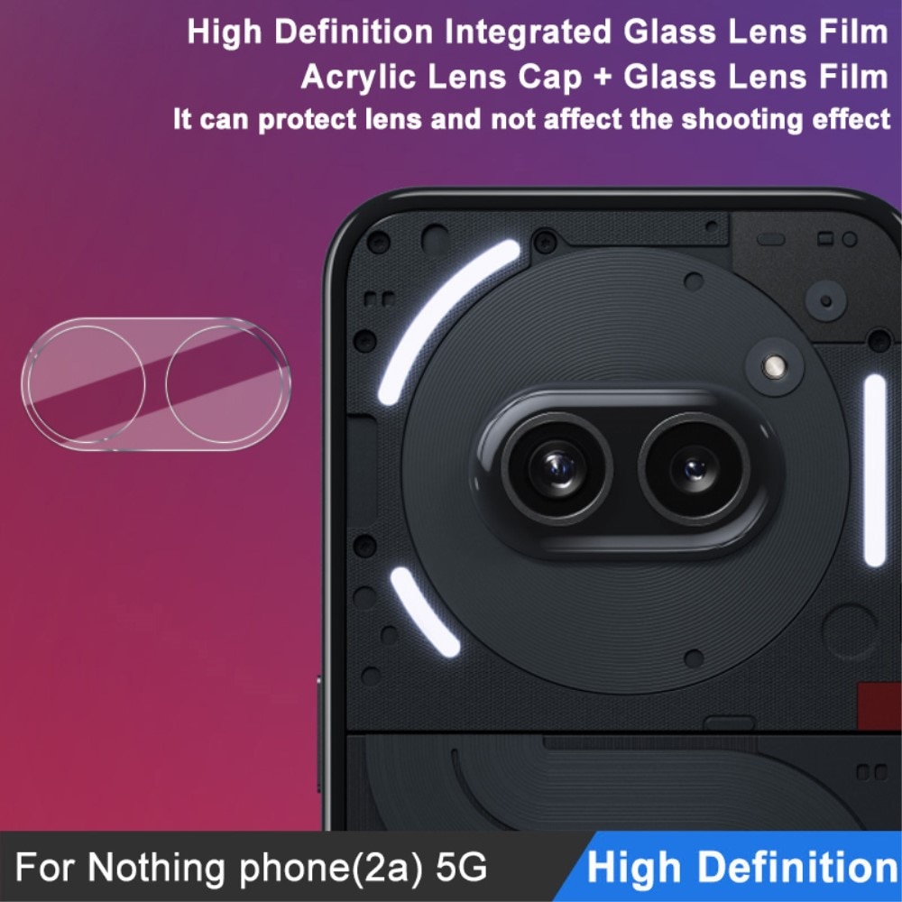 Herdet Glass Linsebeskyttelse Nothing Phone 2a gjennomsiktig