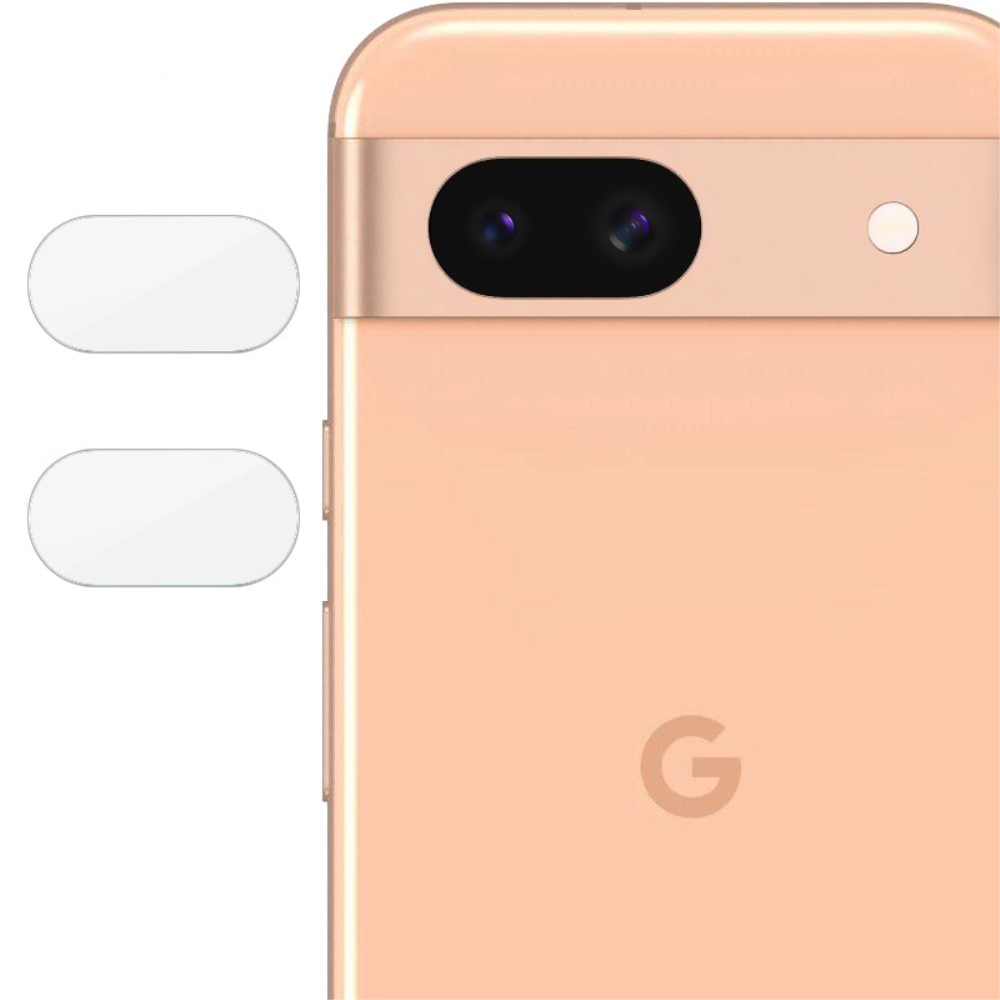 2-pack Herdet Glass Linsebeskyttelse Google Pixel 8a gjennomsiktig