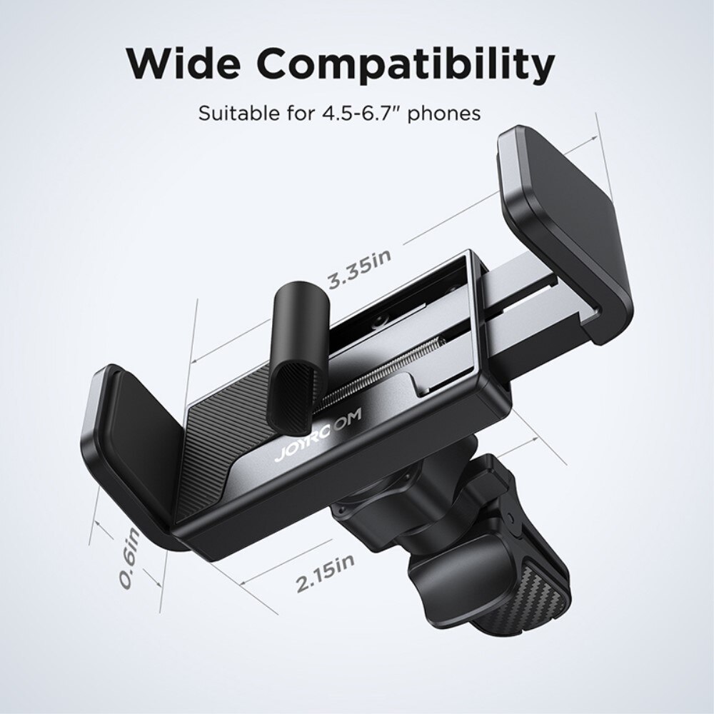 JR-ZS377 Mobiltelefonholder Viftegitter svart