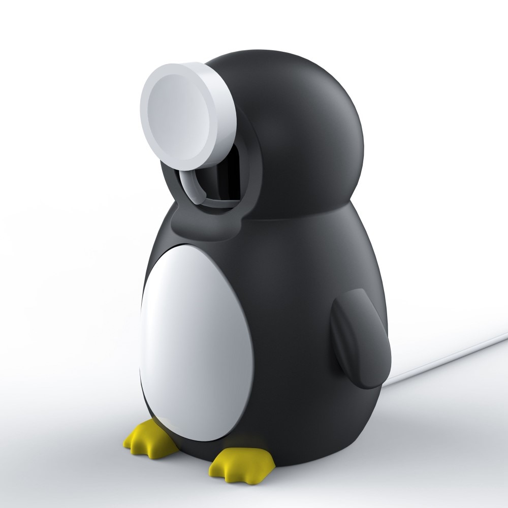 Ladestativ Apple Watch svart pingvin