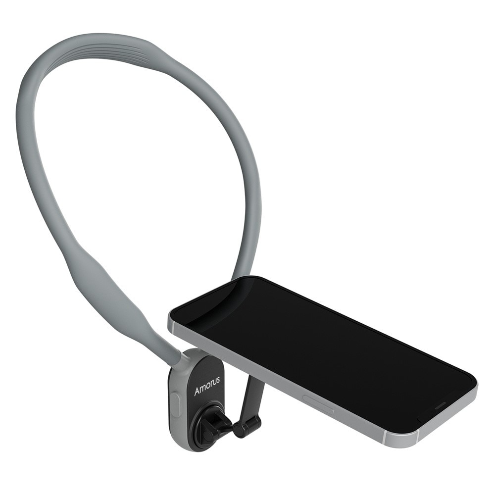 Universal MagSafe mobilholder nakkestøtte grå