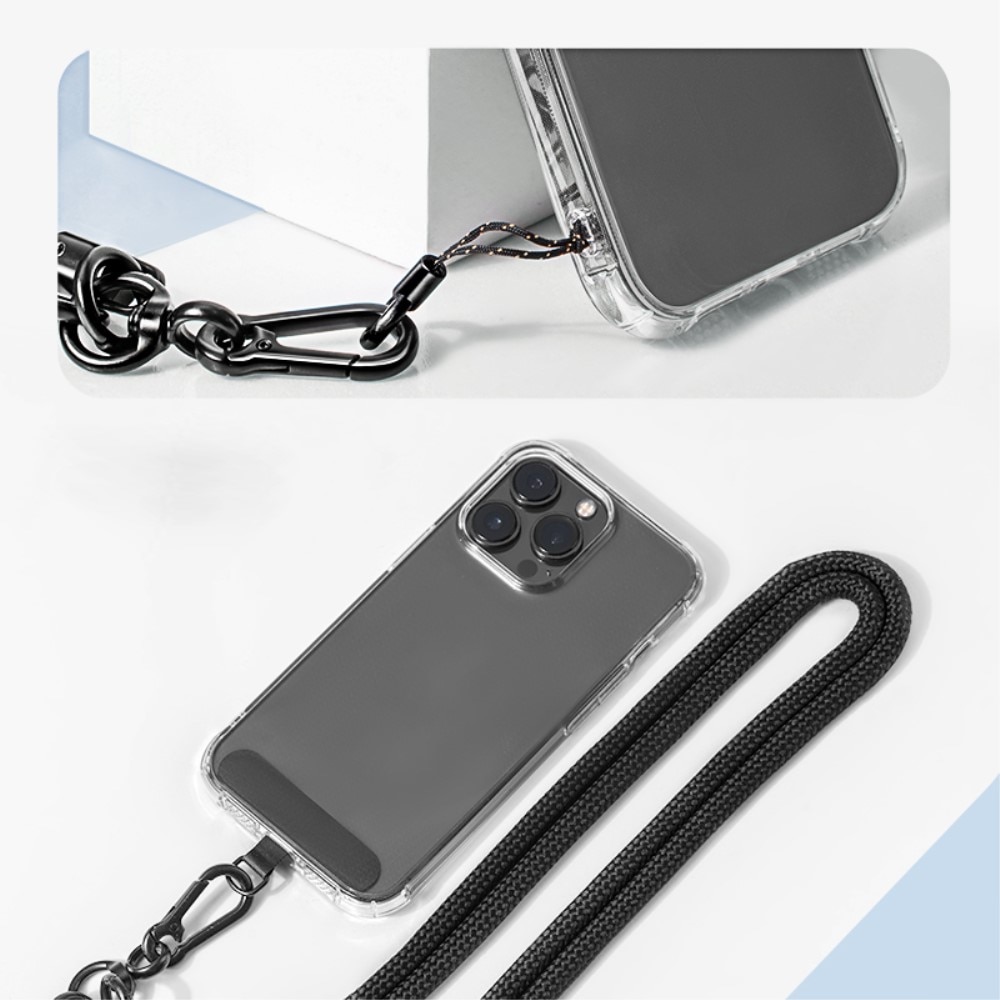 Universal Phone Shoulder Strap svart