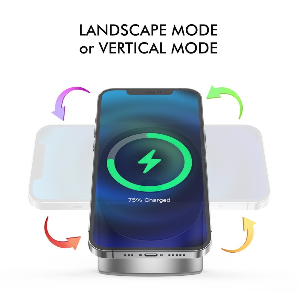 MagSafe Ladestativ Aluminium sølv