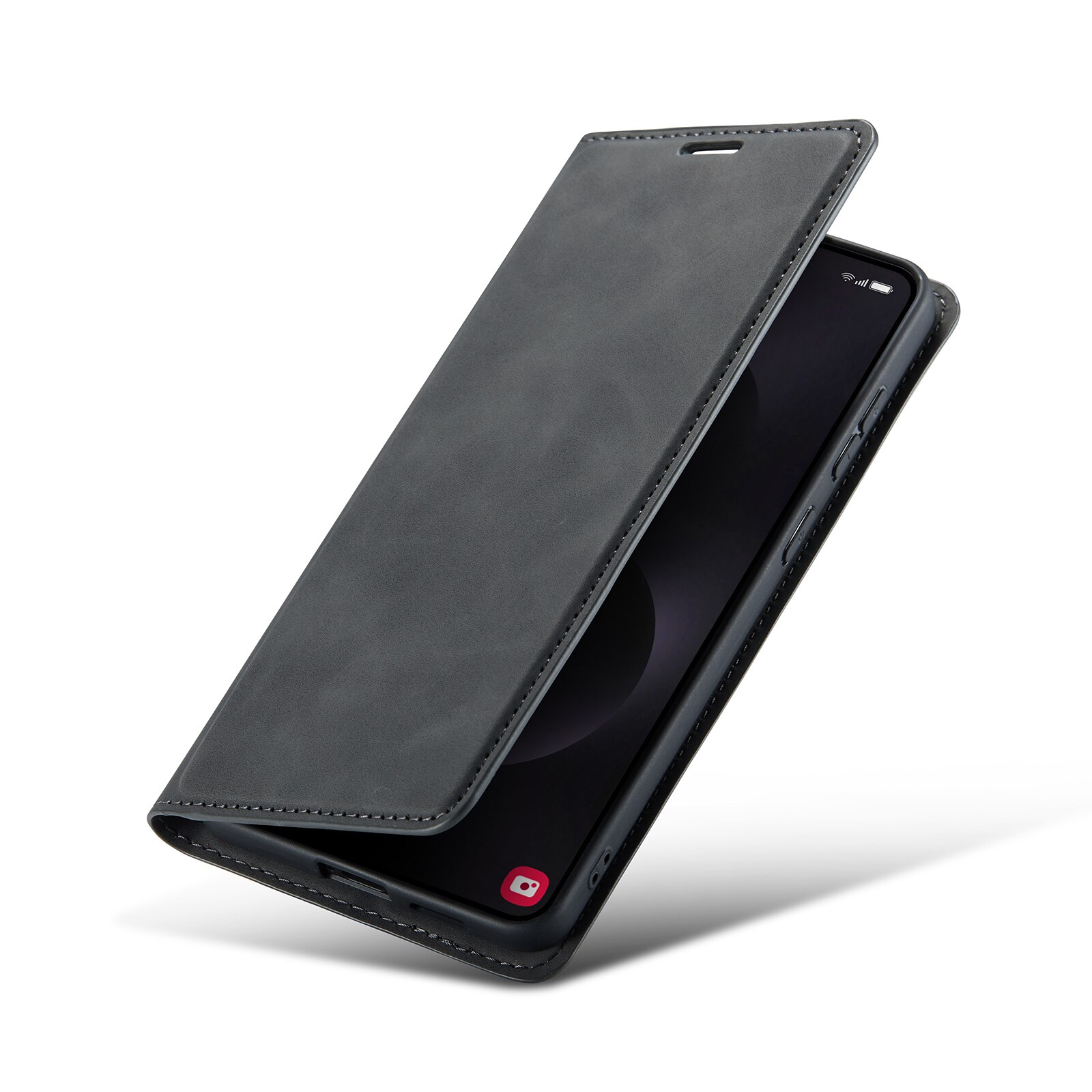 Samsung Galaxy S25 Edge Slim Mobilveske Svart