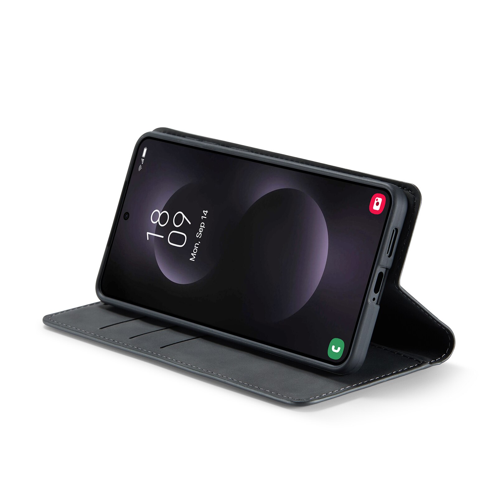 Samsung Galaxy S25 Edge Slim Mobilveske Svart