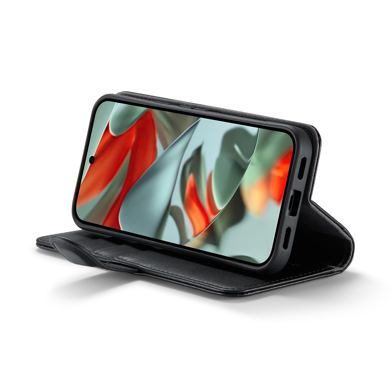Ekte Lærveske Google Pixel 10 Pro Svart