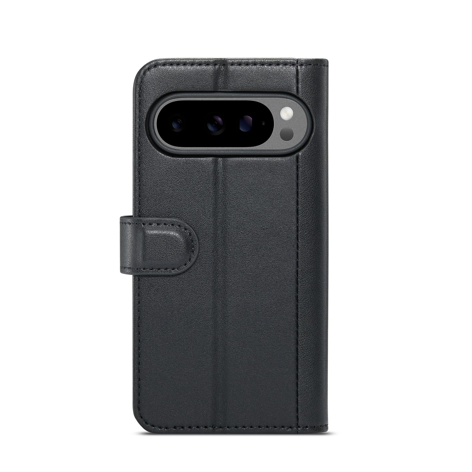 Ekte Lærveske Google Pixel 10 Pro Svart