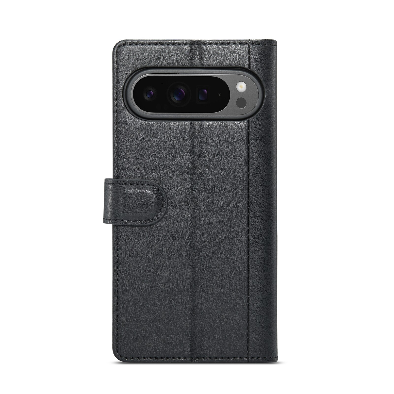 Ekte Lærveske Google Pixel 10 Pro XL Svart