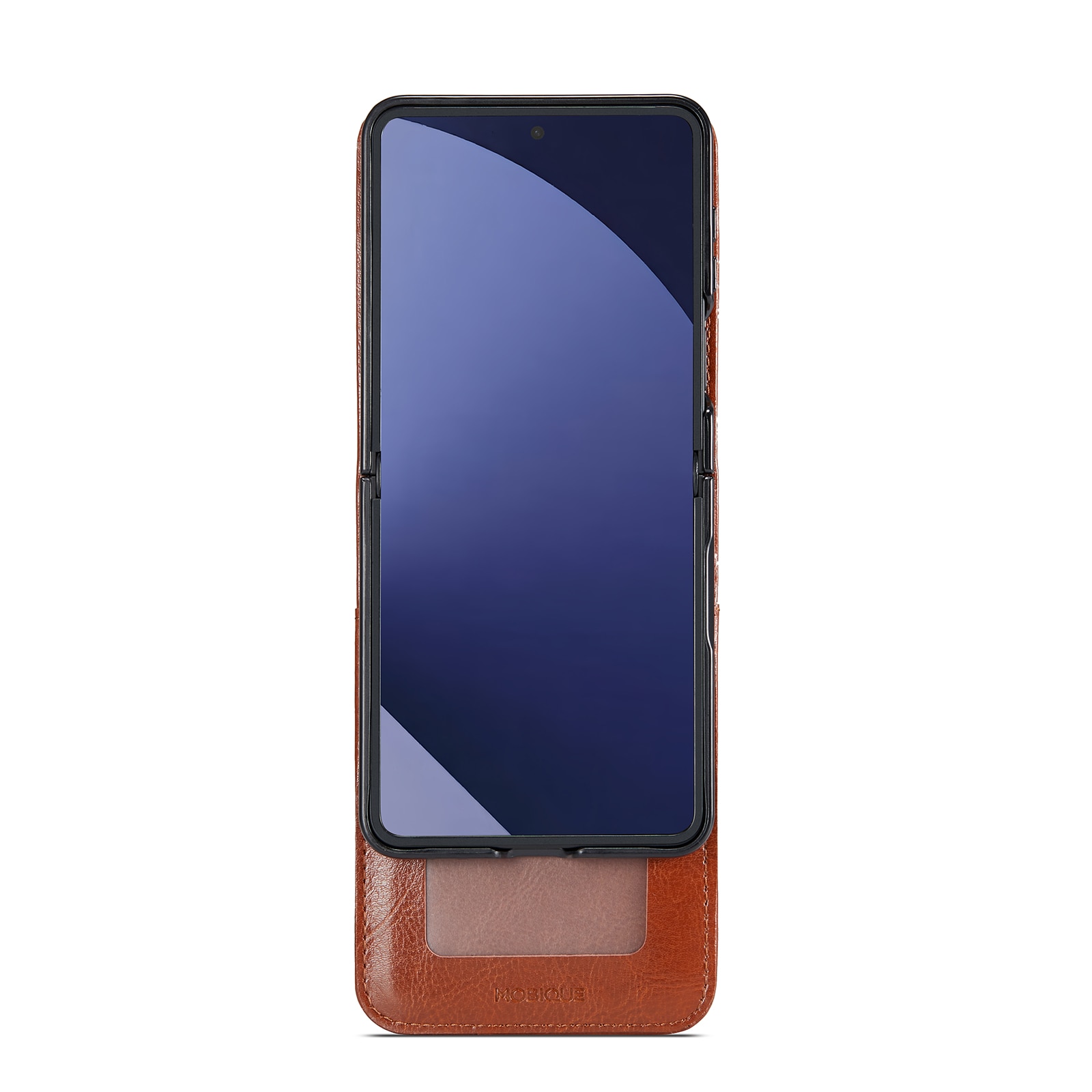 Ekte Lærveske Samsung Galaxy Z Flip 7 Cognac
