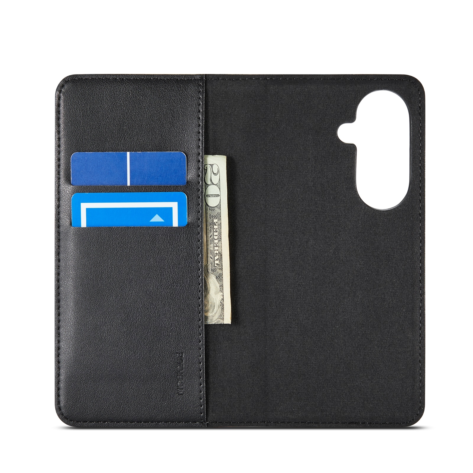 Ekte Lærveske Samsung Galaxy Z Fold 7 Svart