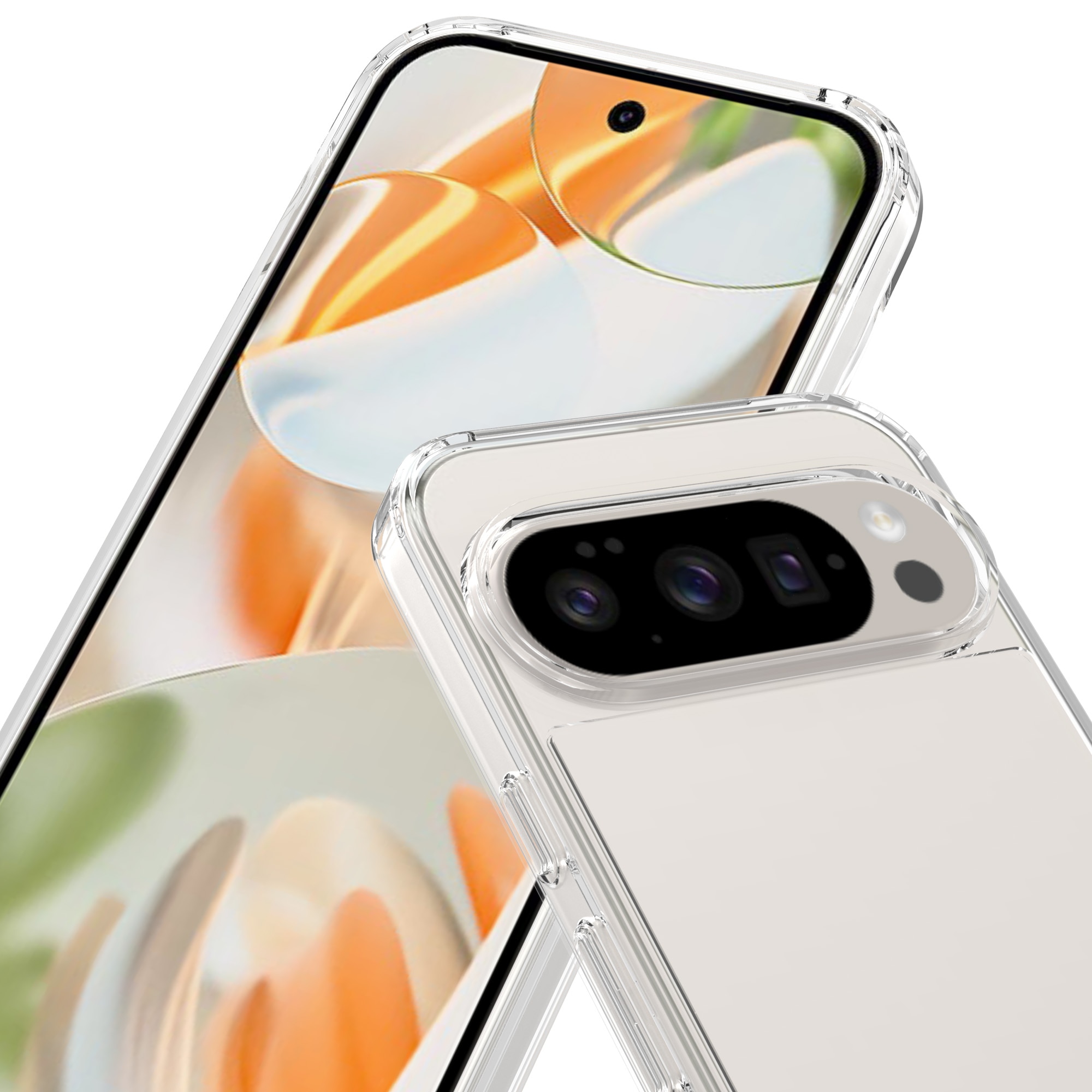 Hybriddeksel Google Pixel 10 Gjennomsiktig