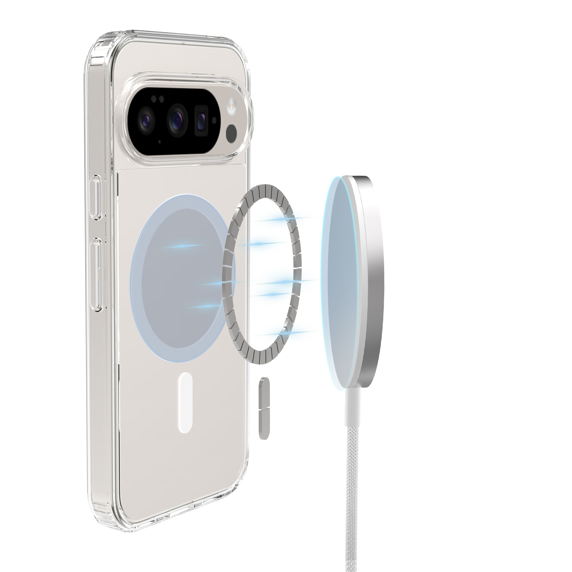 Hybriddeksel MagSafe Google Pixel 10 Gjennomsiktig