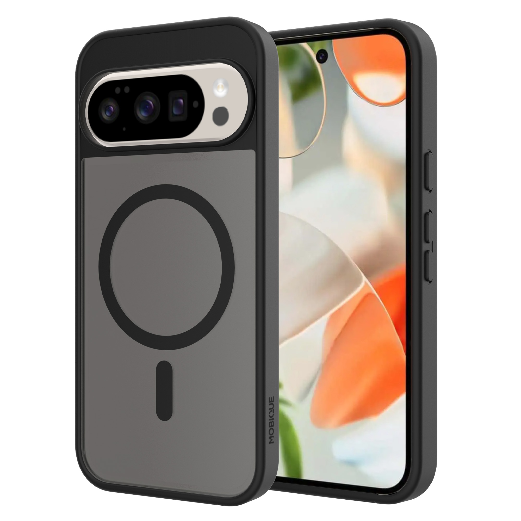 Magnetic Hybrid Deksel Google Pixel 10 Frosted Black