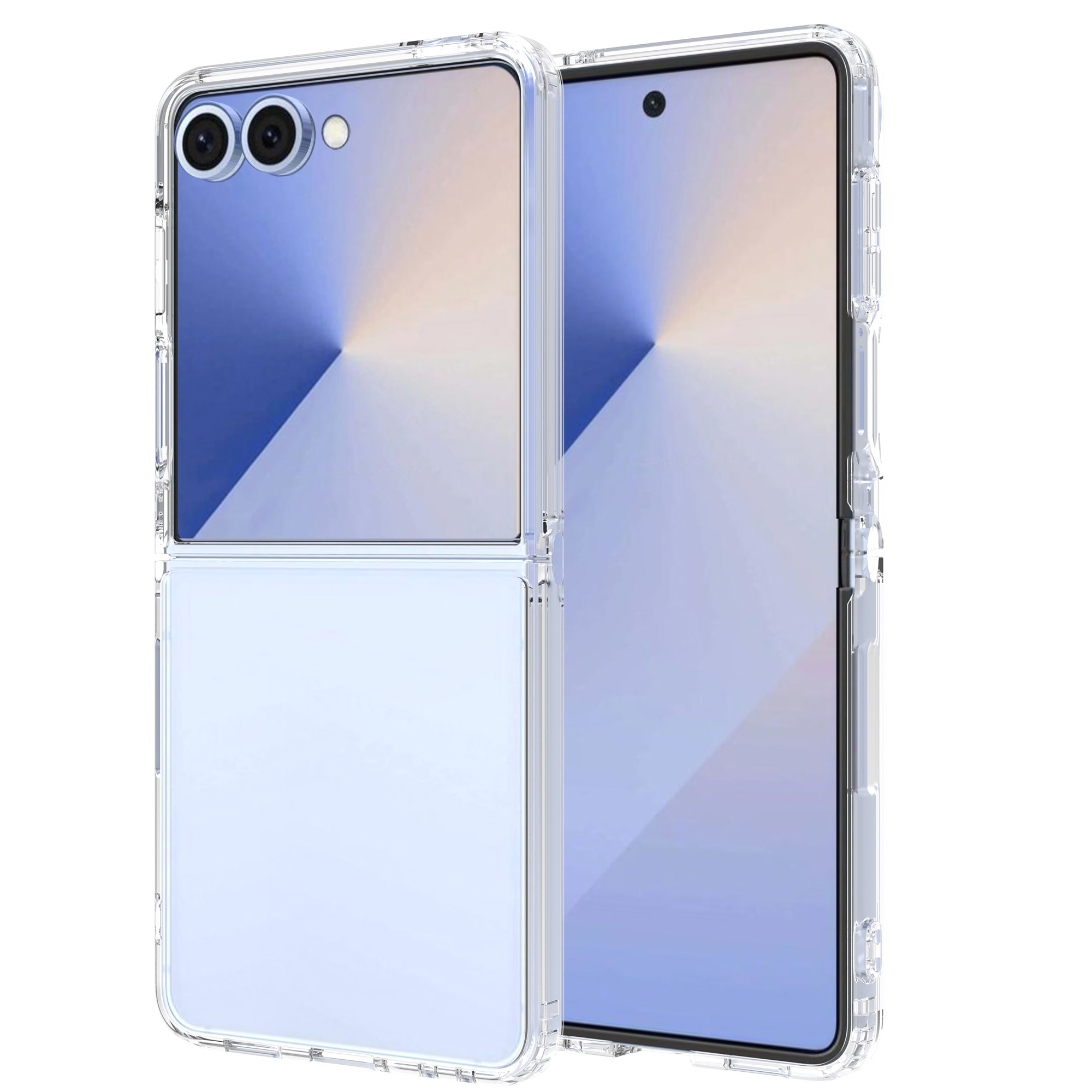 Hybriddeksel Samsung Galaxy Z Flip 7 gjennomsiktig