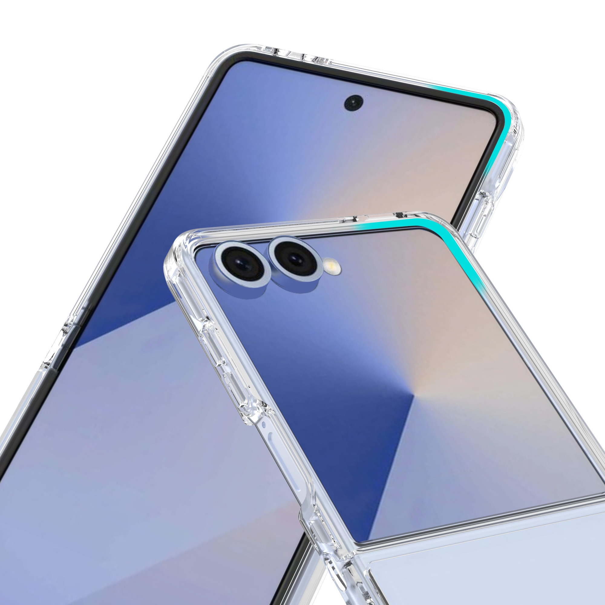 Hybriddeksel Samsung Galaxy Z Flip 7 gjennomsiktig