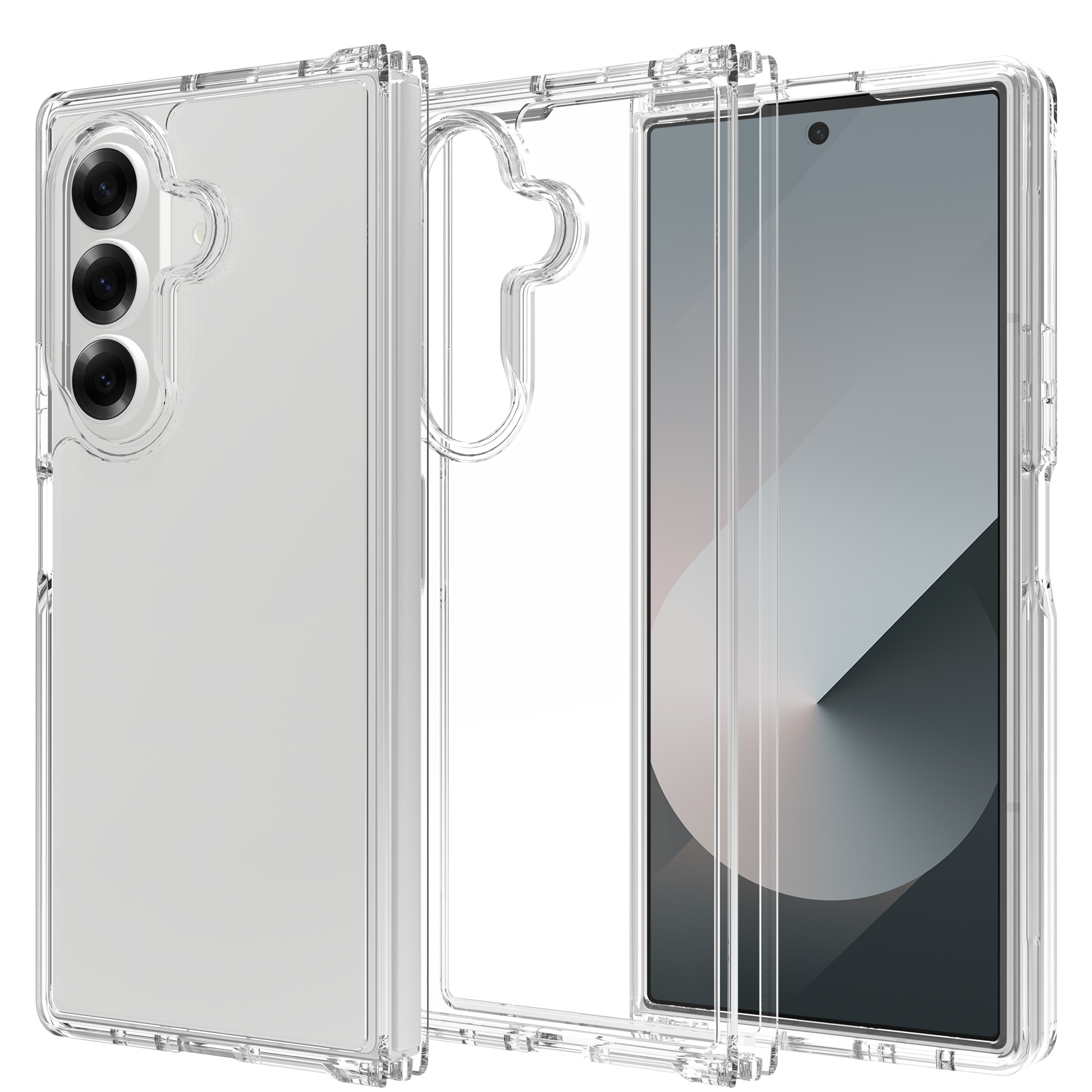 Hybriddeksel Samsung Galaxy Z Fold 7 gjennomsiktig