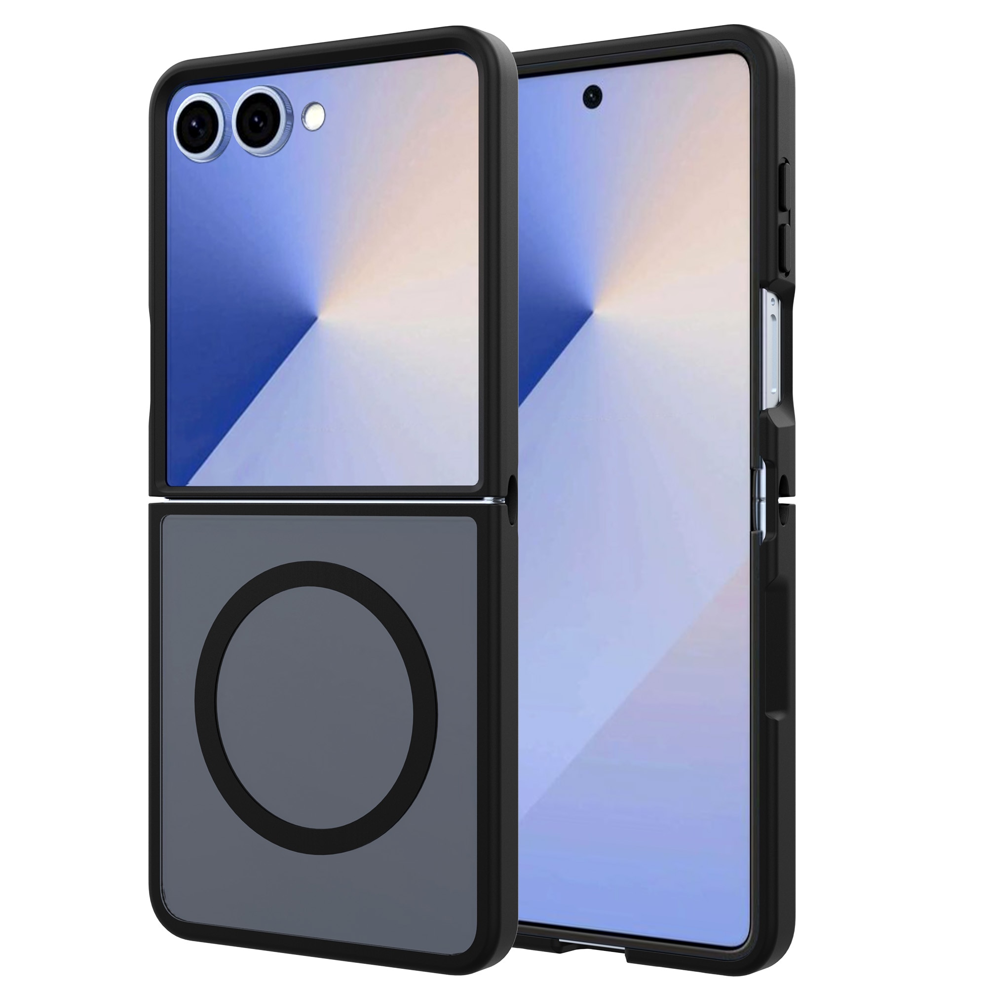 Magnetic Hybrid Deksel Samsung Galaxy Z Flip 7 Frosted Black