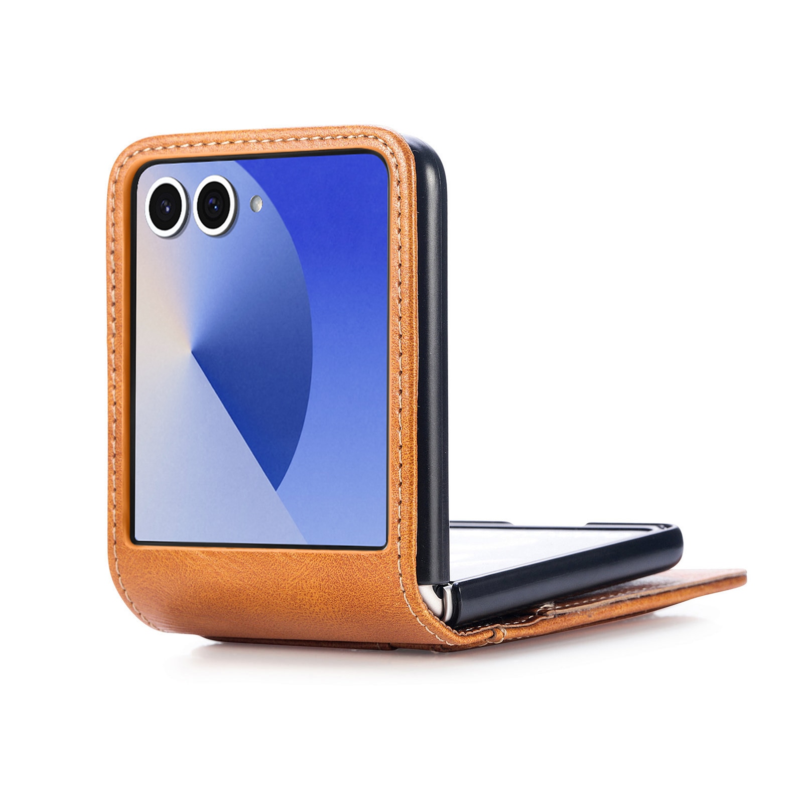 Mobilveske Samsung Galaxy Z Flip 7 Cognac