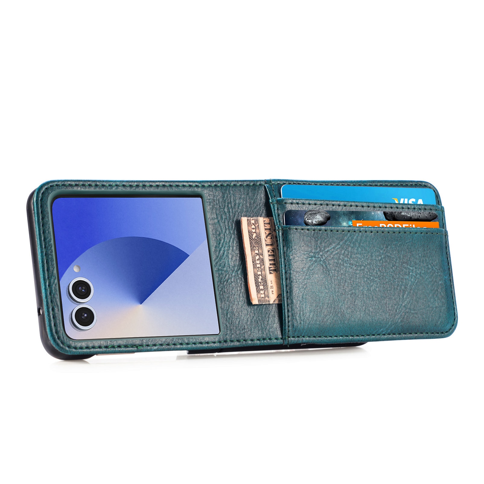 Mobilveske Samsung Galaxy Z Flip 7 Grønn