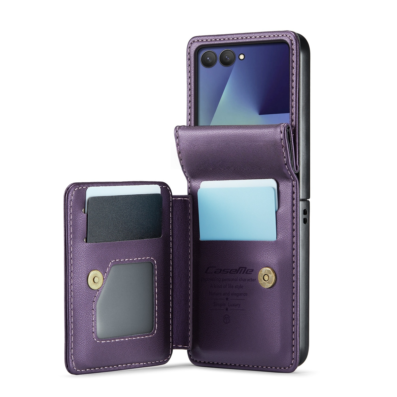 RFID blocking Lommebokdeksel Samsung Galaxy Z Flip 7 Lilla