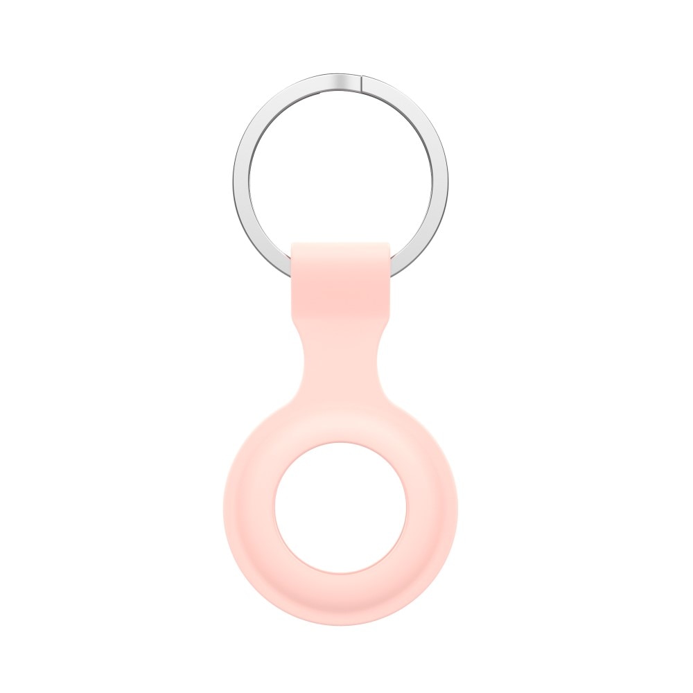 Nøkkelring silikon Apple AirTag rosa