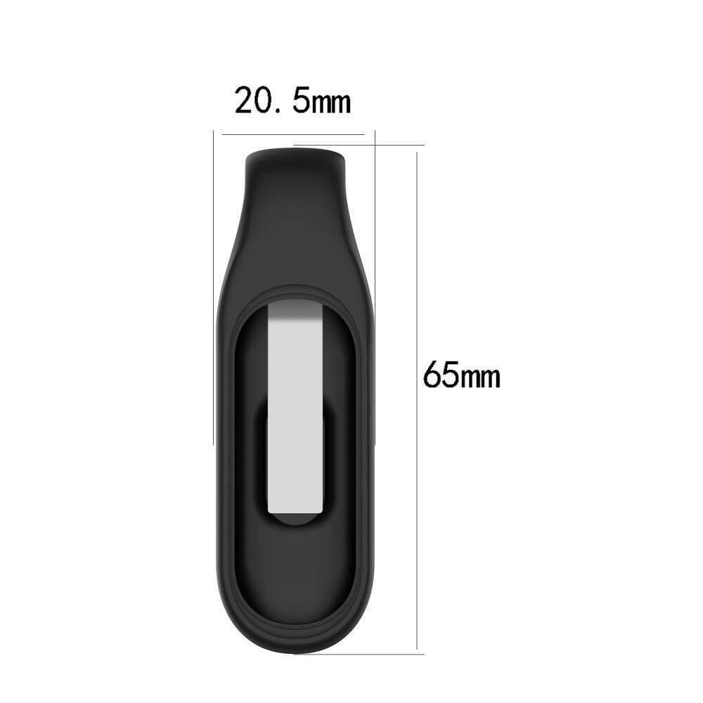 Silikonklemme Xiaomi Mi Band 7 svart