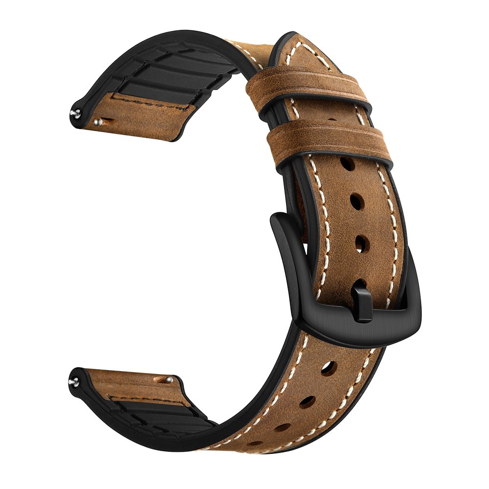 Garmin Vivomove Trend Skinnreim Premium brun