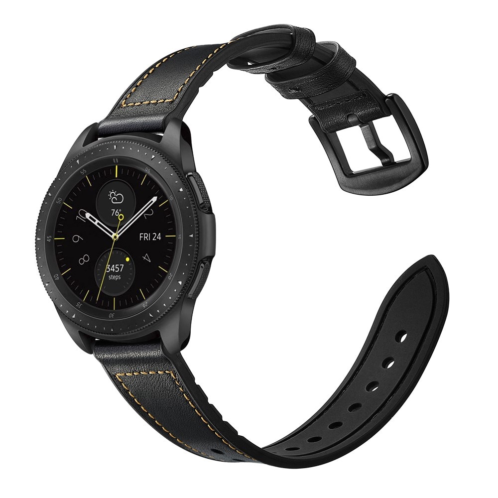 Samsung Galaxy Watch 4 Classic 42mm Skinnreim Premium svart